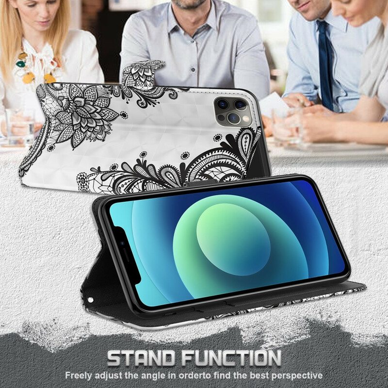 Kotelot iPhone 13 Pro Pitsi Kukat