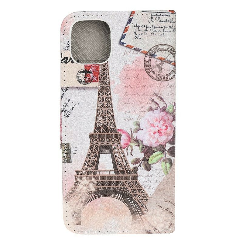 Kotelot iPhone 13 Pro Retro Eiffel-torni