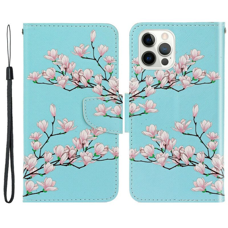 Kotelot iPhone 13 Pro Suojaketju Kuori Strappy Pensas