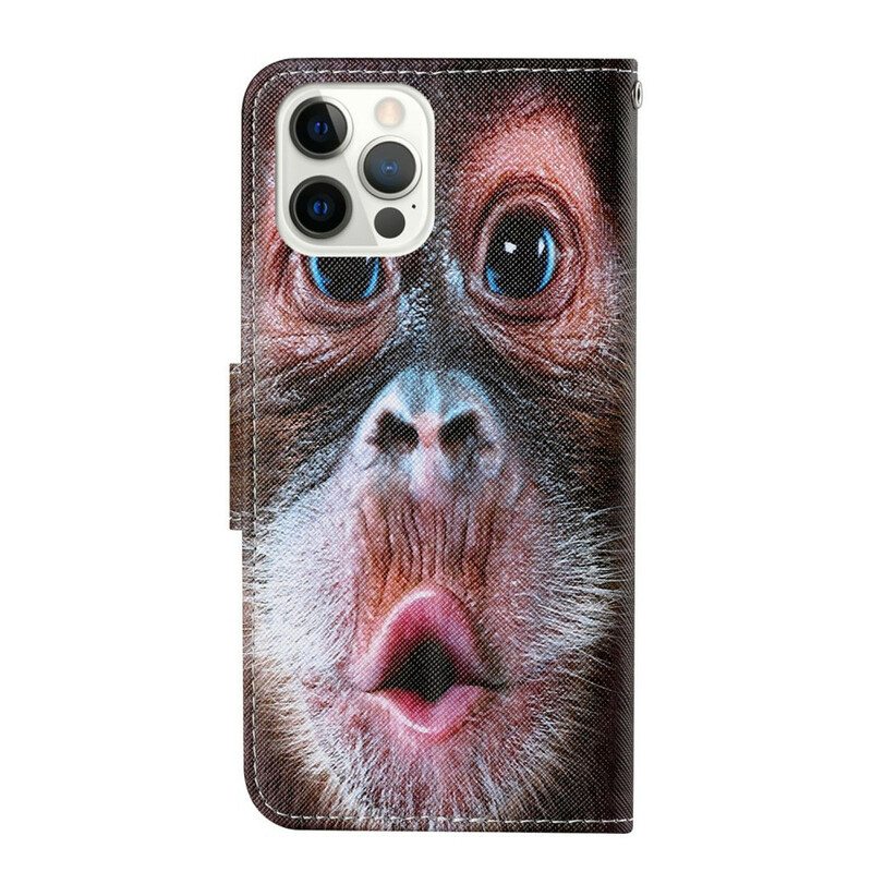 Kotelot iPhone 13 Pro Suojaketju Kuori Thong Monkey
