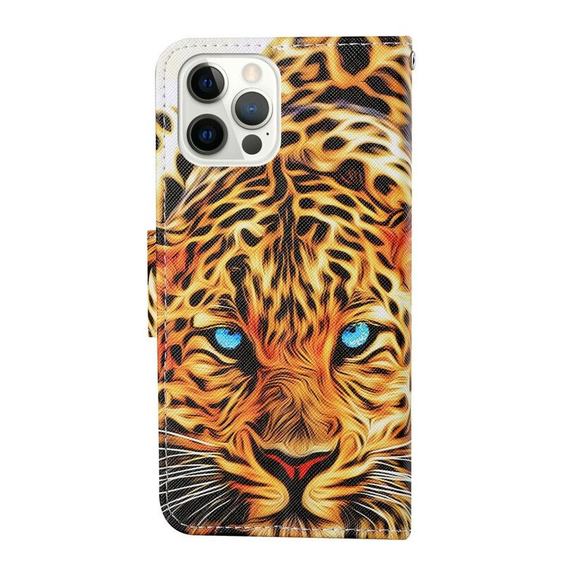 Kotelot iPhone 13 Pro Tiikeri Kaulanauhalla