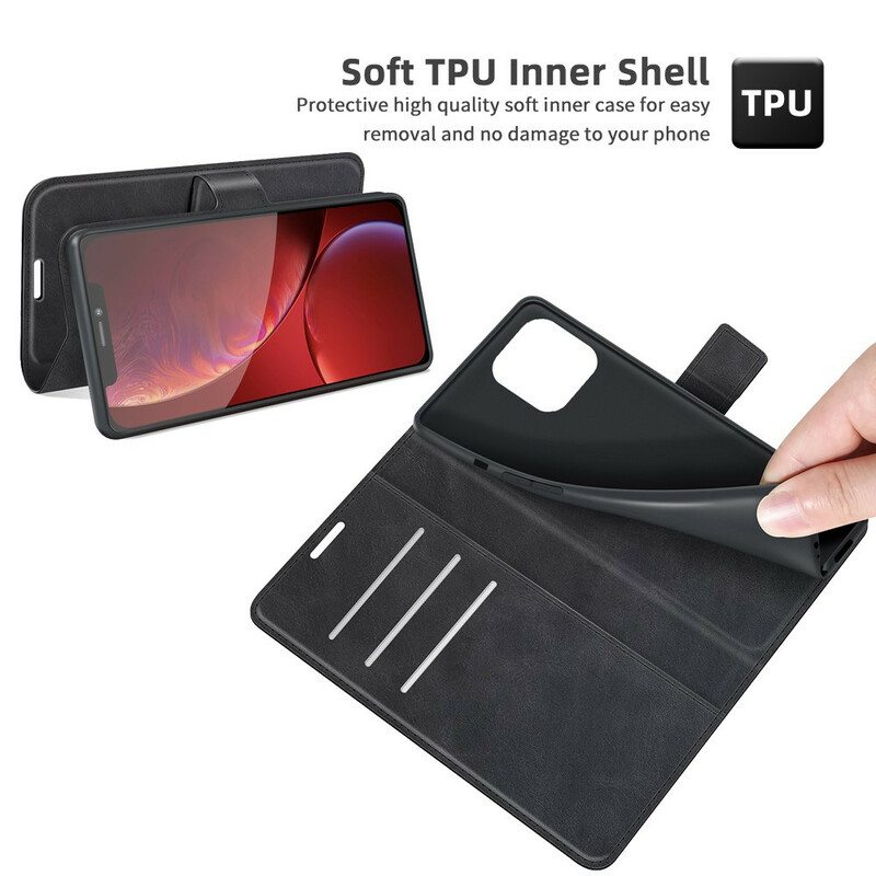 Kotelot iPhone 13 Pro Tyylikäs Nahkasuunnittelu