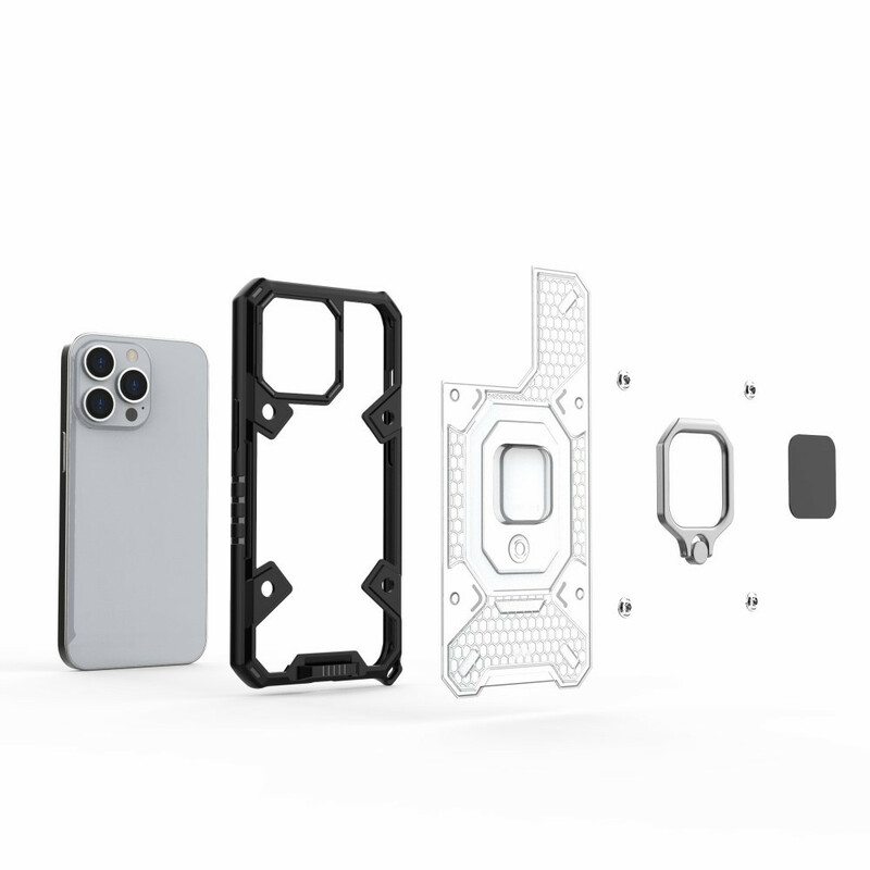 Kuori iPhone 13 Pro Hunajakenno Renkaalla