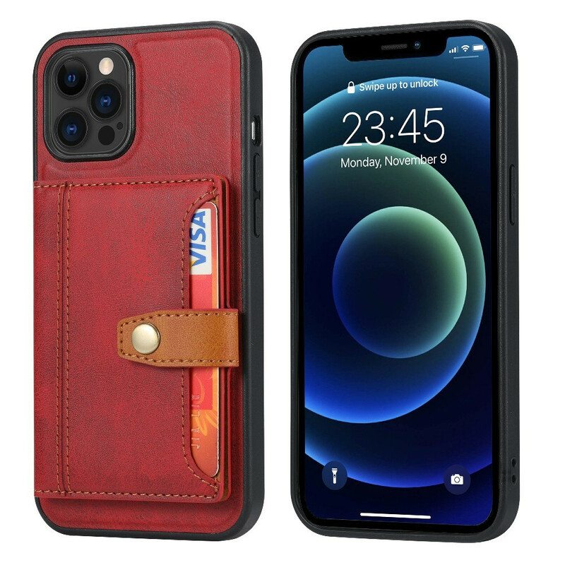 Kuori iPhone 13 Pro Korttipidikkeen Tukihihna