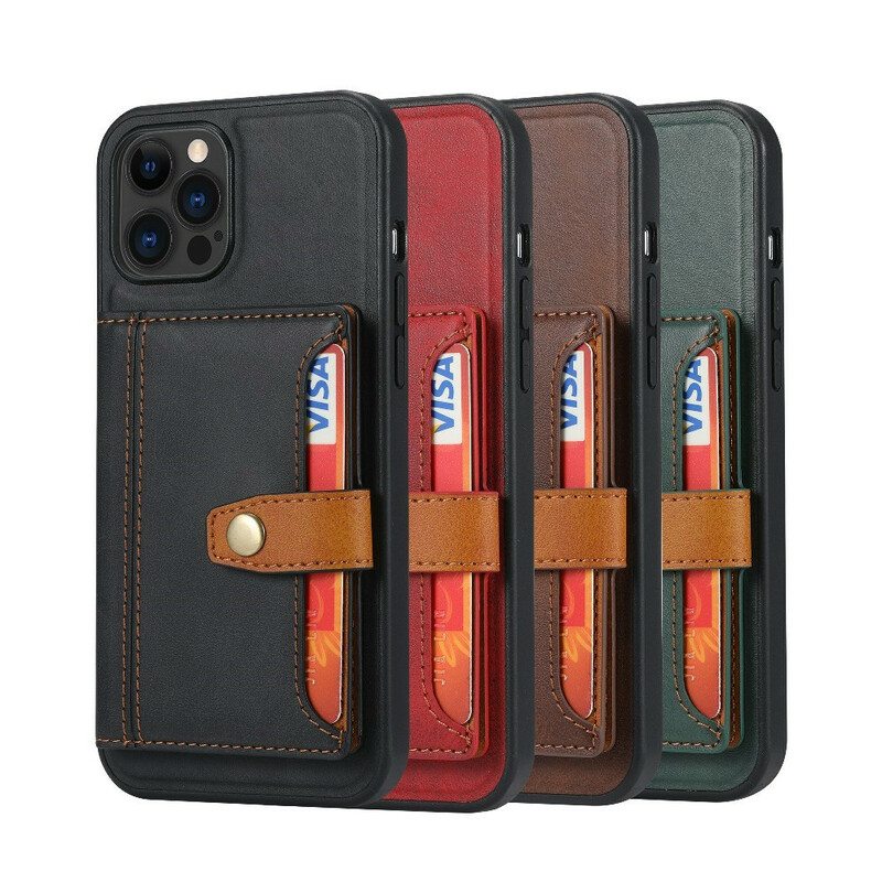 Kuori iPhone 13 Pro Korttipidikkeen Tukihihna