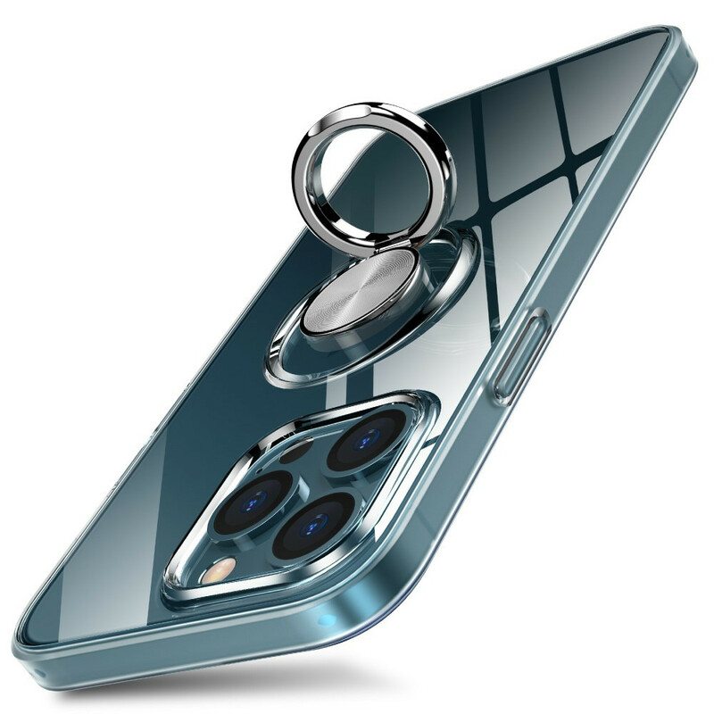 Kuori iPhone 13 Pro Läpinäkyvä Rengastuella
