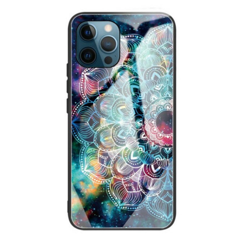 Kuori iPhone 13 Pro Mandala Karkaistu Lasi