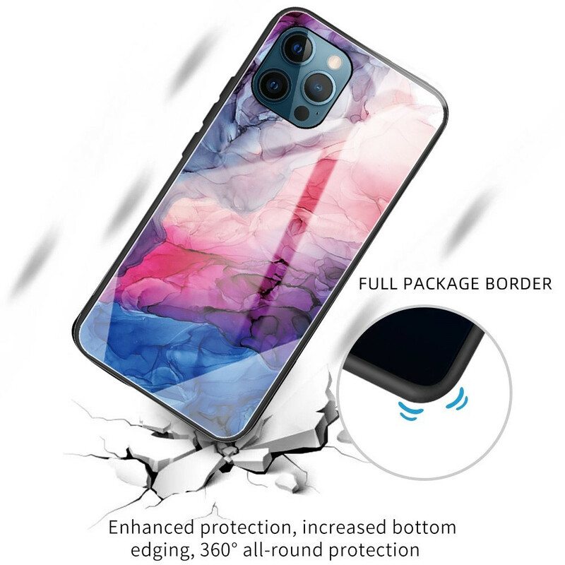 Kuori iPhone 13 Pro Marmori Karkaistu Lasi