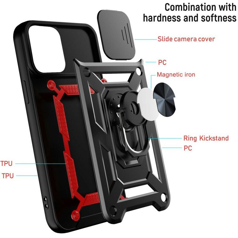 Kuori iPhone 13 Pro Pidike Ja Linssisuojat