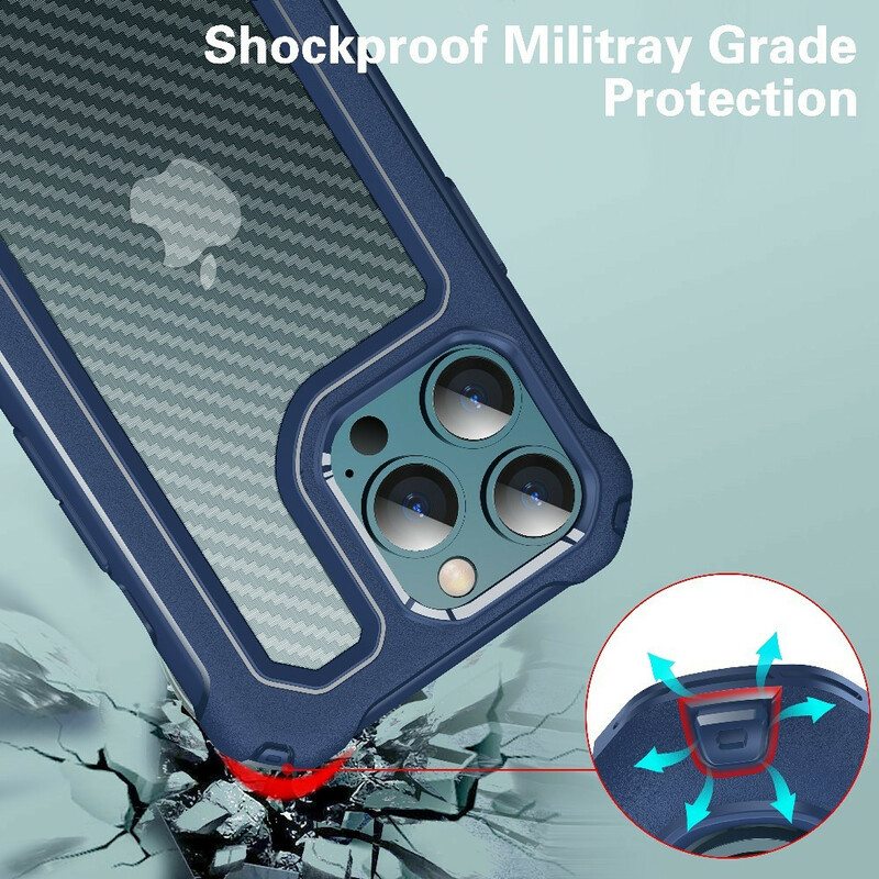 Kuori iPhone 13 Pro Saumaton Hiilikuiturakenne