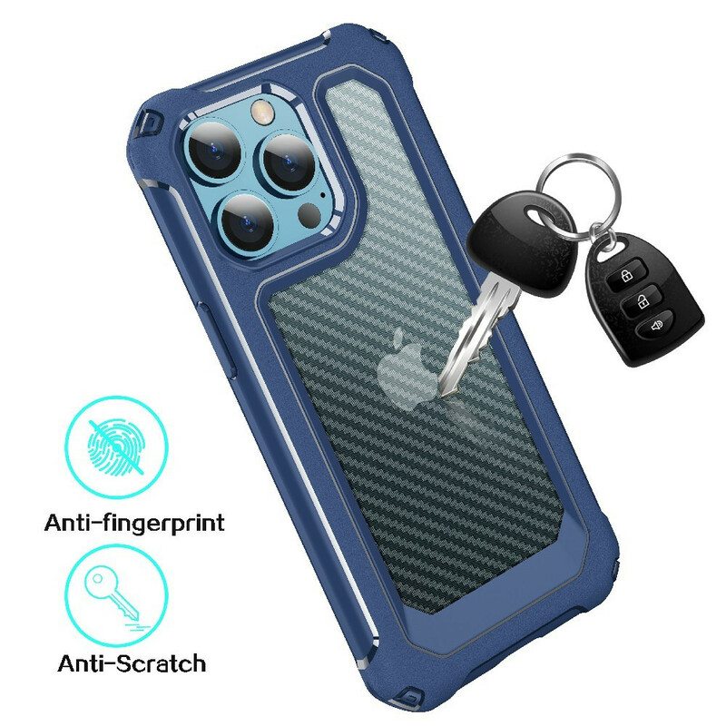 Kuori iPhone 13 Pro Saumaton Hiilikuiturakenne