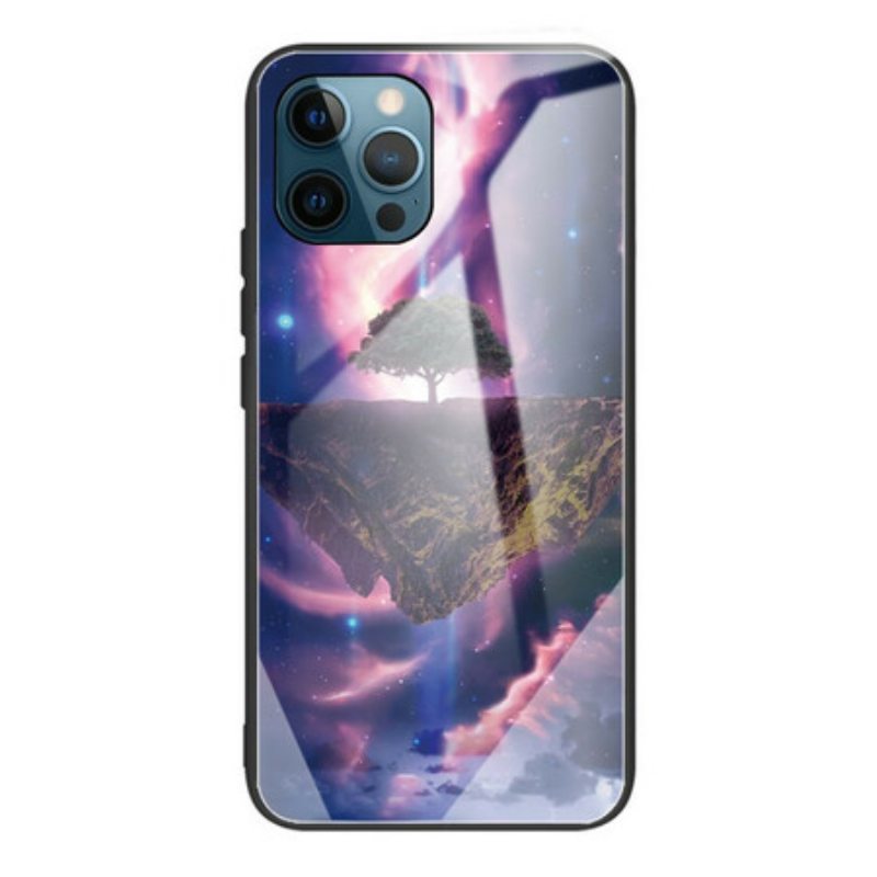 Kuori iPhone 13 Pro World Tree Karkaistu Lasi
