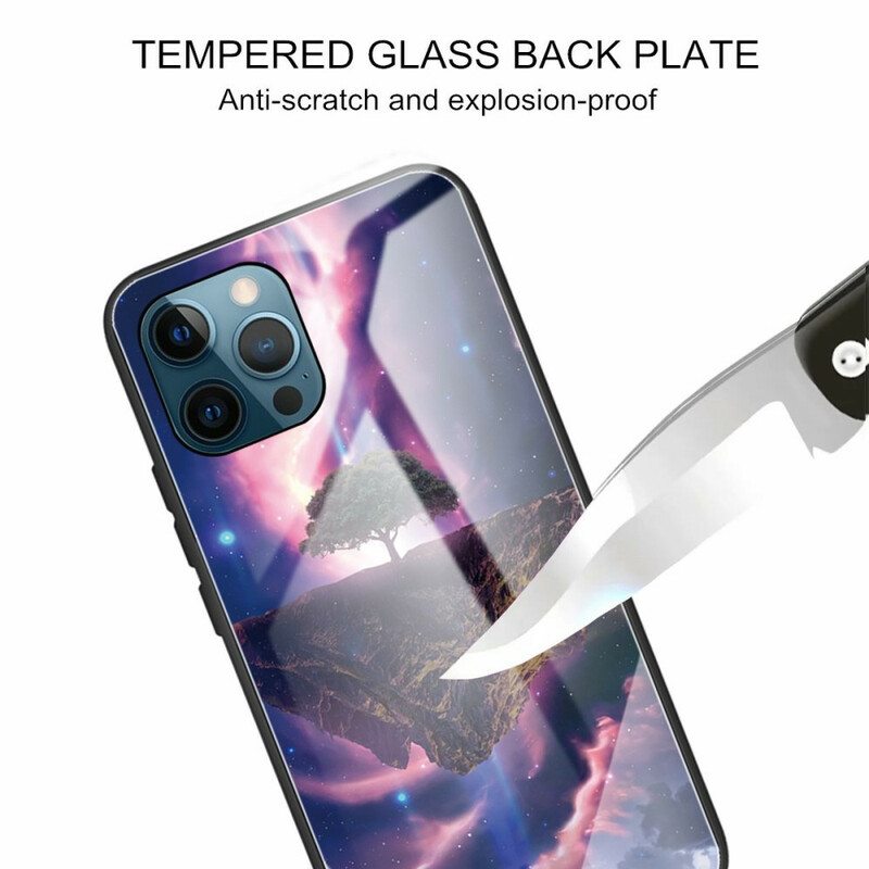 Kuori iPhone 13 Pro World Tree Karkaistu Lasi