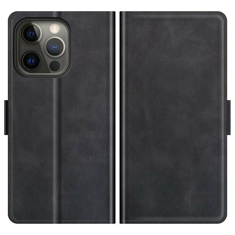 Nahkakotelo iPhone 13 Pro Kaksoislukko