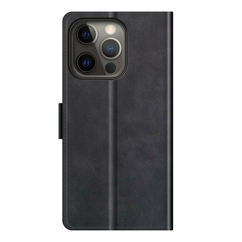 Nahkakotelo iPhone 13 Pro Kaksoislukko