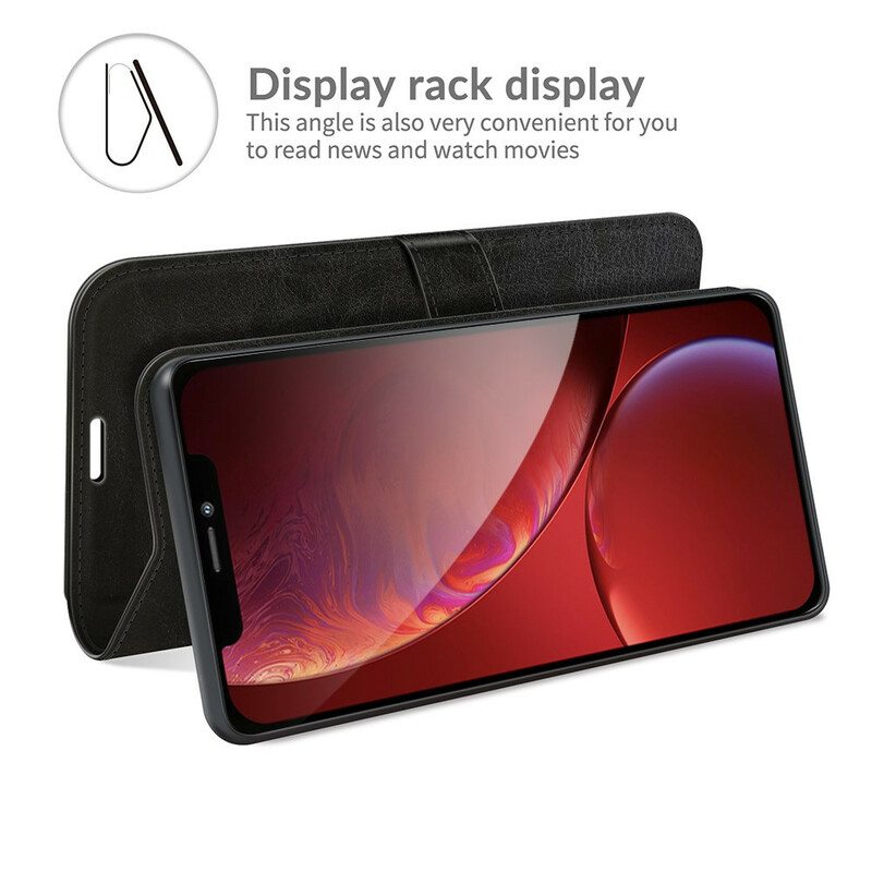 Nahkakotelo iPhone 13 Pro Suunnittelija Nahkaefekti