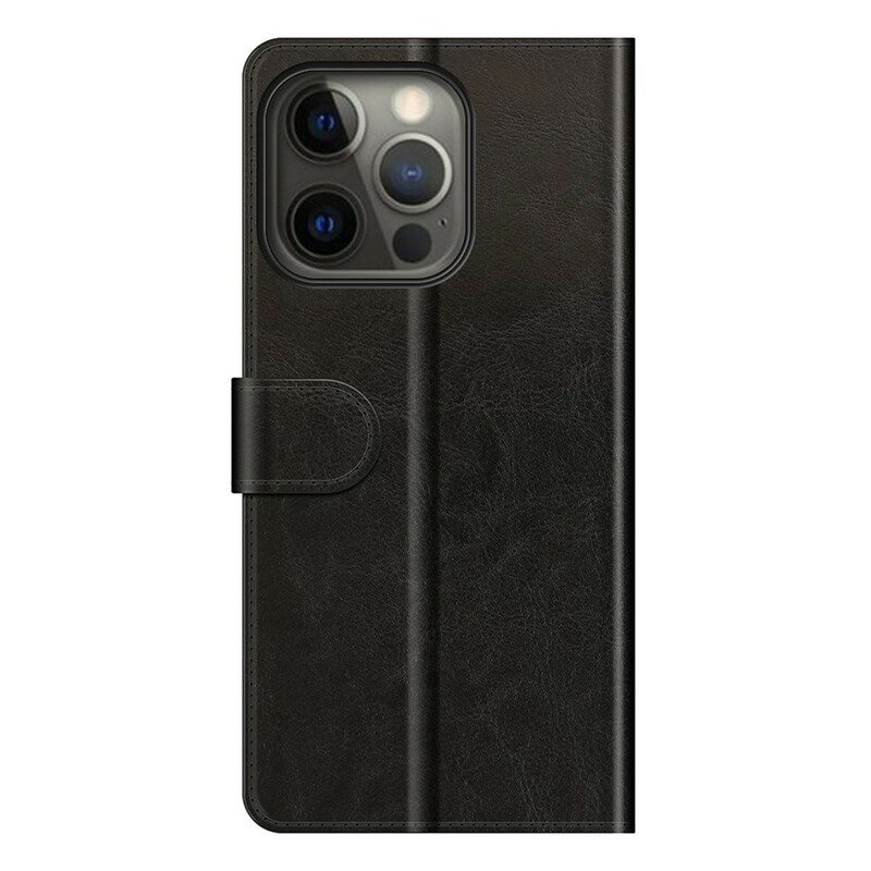 Nahkakotelo iPhone 13 Pro Suunnittelija Nahkaefekti