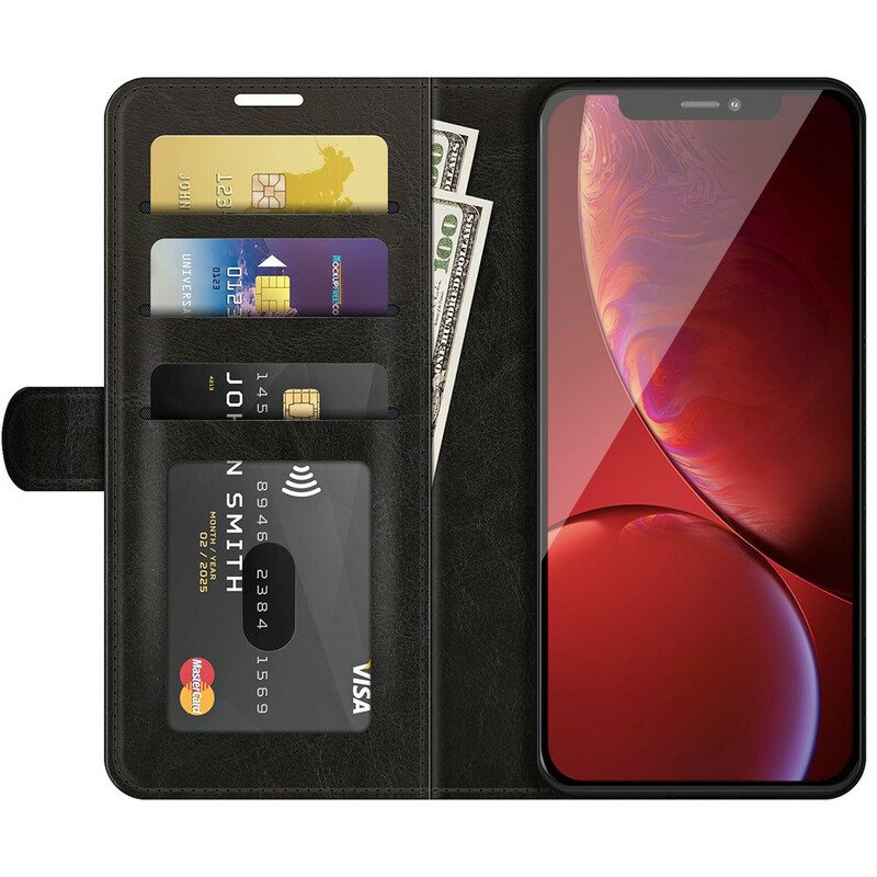 Nahkakotelo iPhone 13 Pro Suunnittelija Nahkaefekti