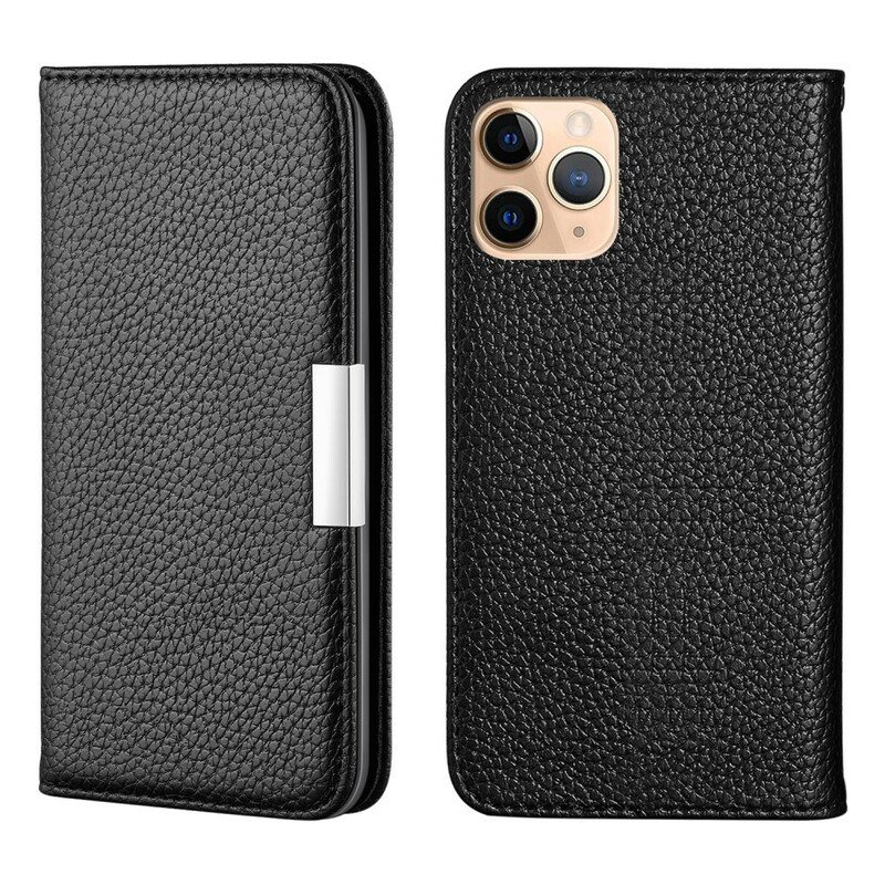 Puhelinkuoret iPhone 13 Pro Kotelot Flip Keinonahka Litchi Ultra Chic