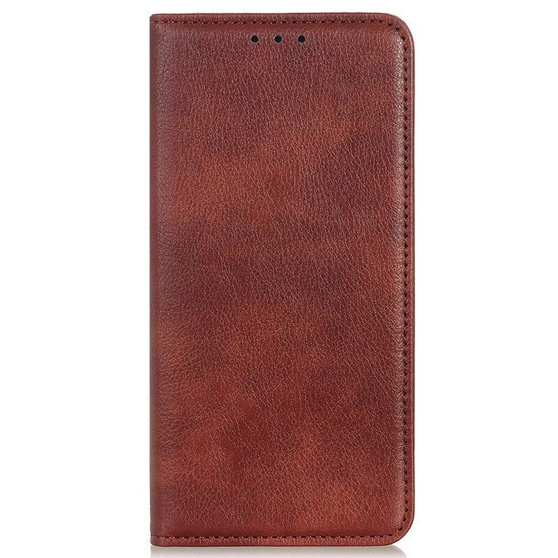 Puhelinkuoret iPhone 13 Pro Kotelot Flip Litsi Haljasnahkaa