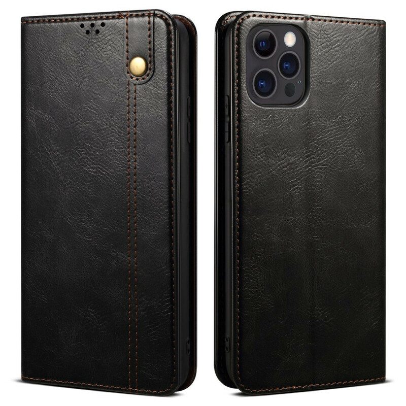 Puhelinkuoret iPhone 13 Pro Kotelot Flip Vahattua Tekonahkaa