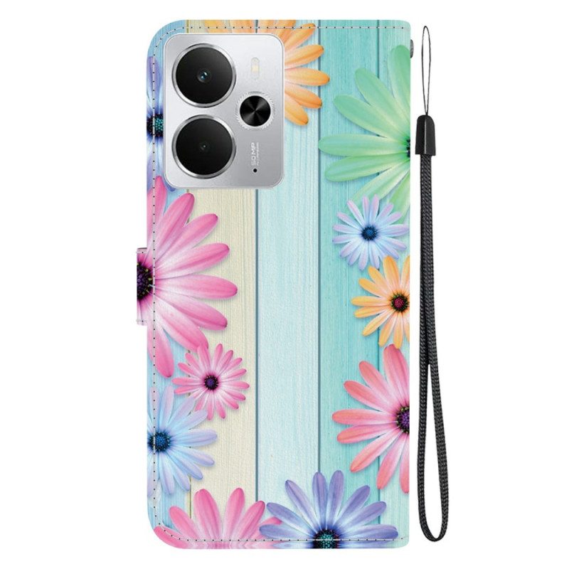 Kotelot Realme 14 5g Auringonkukkakuvio