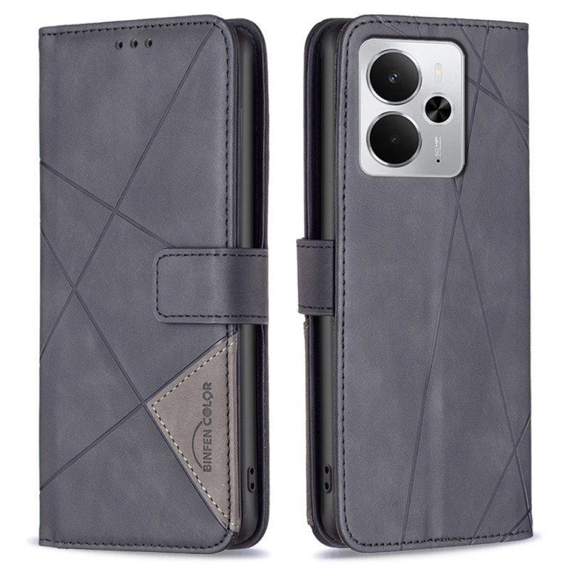 Kotelot Realme 14 5g Geometrinen Binfen Color -kuvio Suojakuori