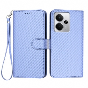 Kotelot Realme 14 5g Hiilikuitu Hihnalla