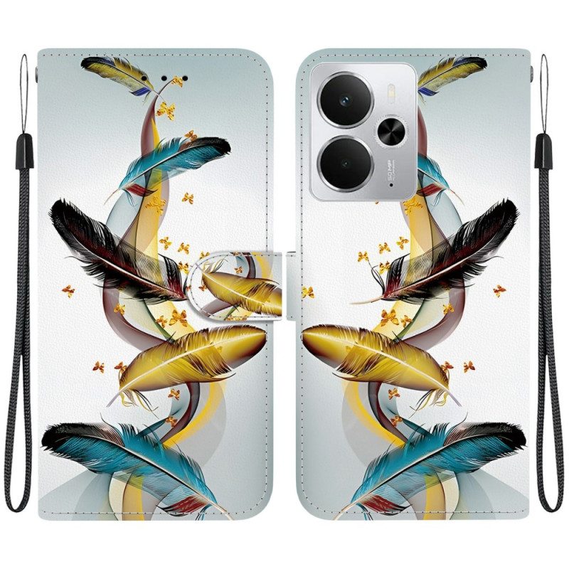 Kotelot Realme 14 5g Puhelinkuoret Höyhenet Ja Perhoset