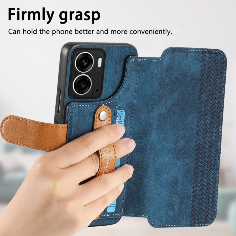 Kuori Realme 14 5g Retro Hihnalla Ja Jalustalla