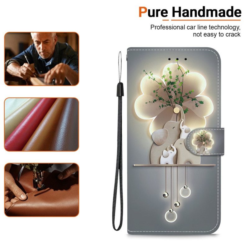 Nahkakotelo Realme 14 5g Norsu