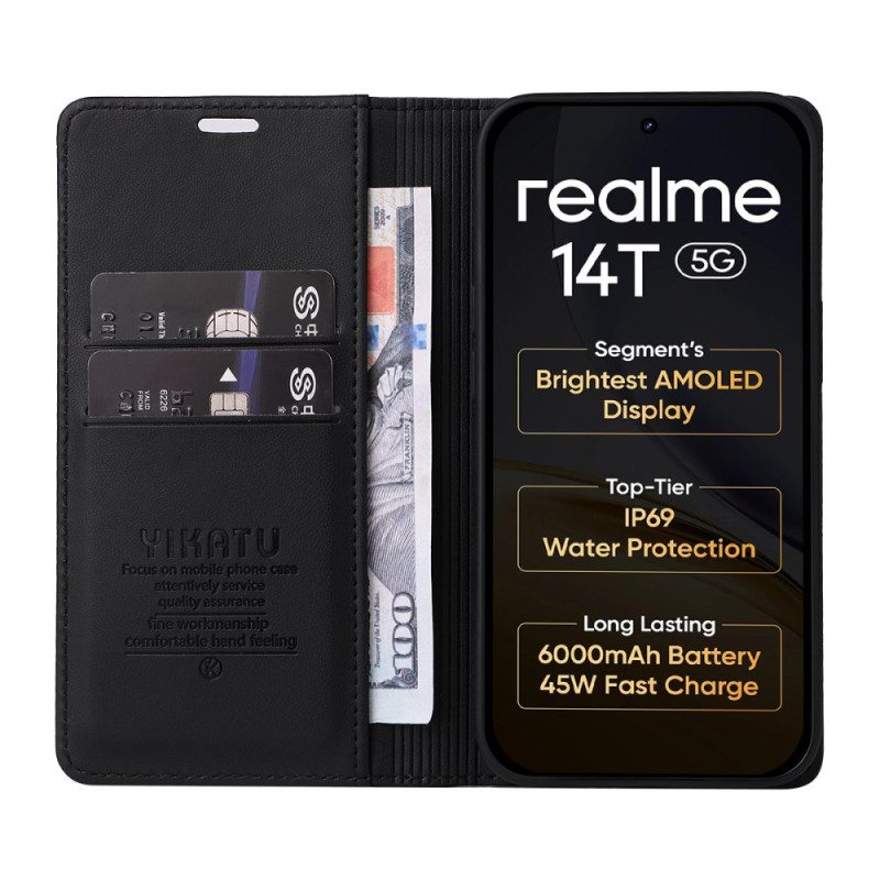 Nahkakotelo Realme 14 5g Yikatu