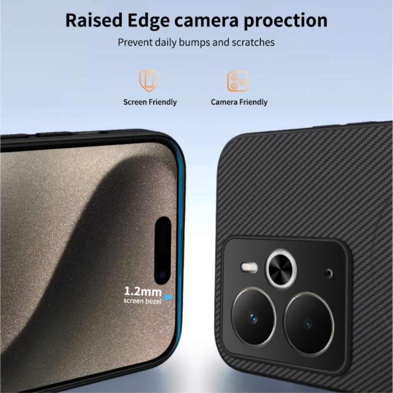 Puhelinkuoret Realme 14 5g Yhteensopiva Magsafe-hiilikuidun Kanssa