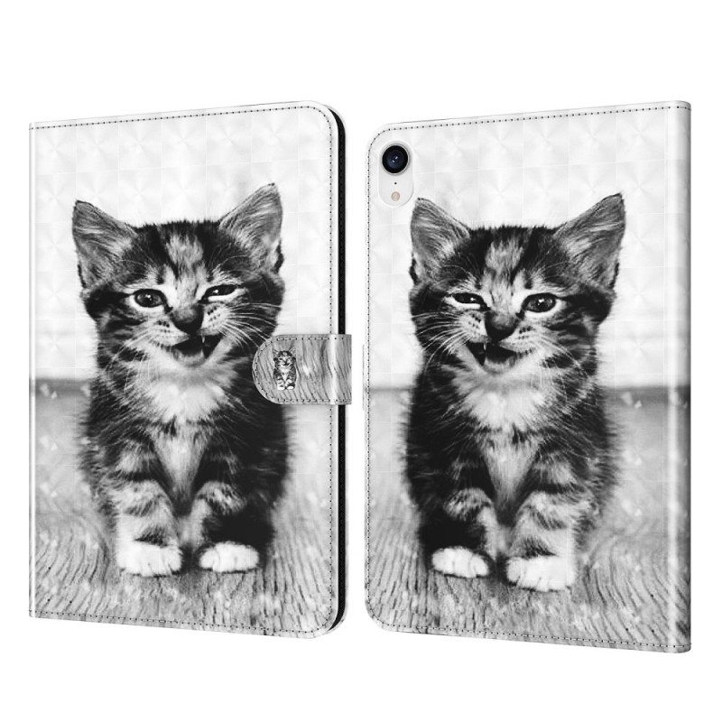 Flip Case iPad Mini 6 (2021) Keinonahkainen Kissanpentu