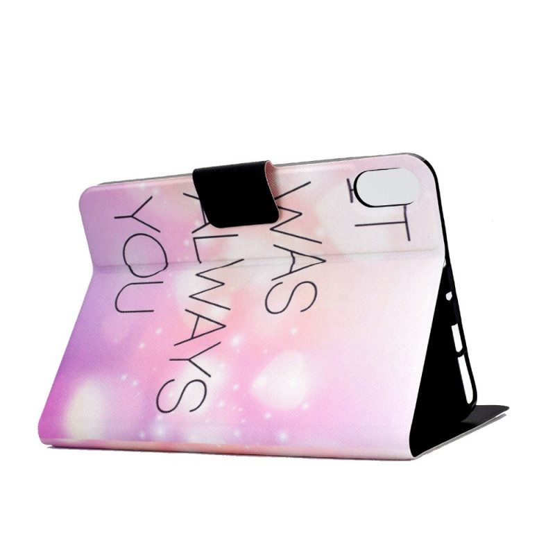 Flip Case iPad Mini 6 (2021) Se Olit Aina Sinä