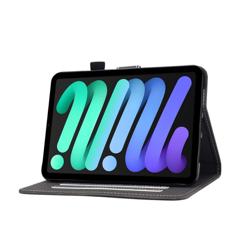 Flip Case iPad Mini 6 (2021) Vintage Keinonahkaa