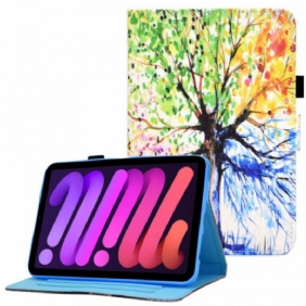Kotelot iPad Mini 6 (2021) Akvarelli Puu