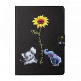 Kotelot iPad Mini 6 (2021) Auringonkukan Norsut