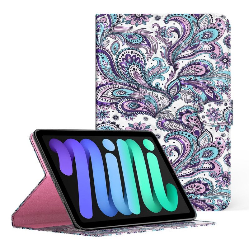 Kotelot iPad Mini 6 (2021) Light Spot Paisley -kuvio