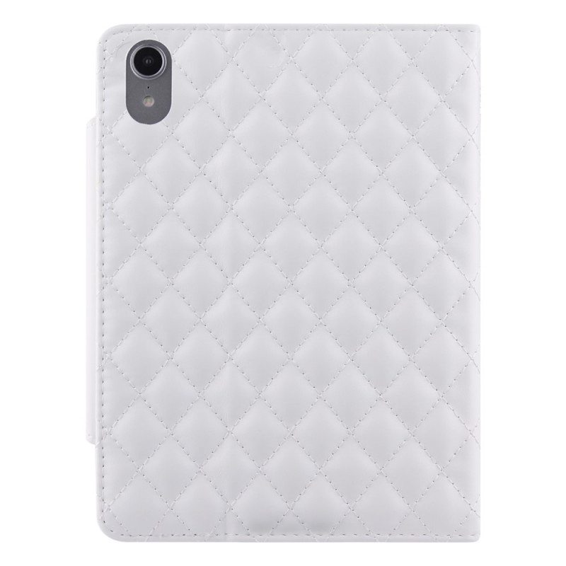 Kotelot iPad Mini 6 (2021) Tikattua Keinonahkaa Hihnalla