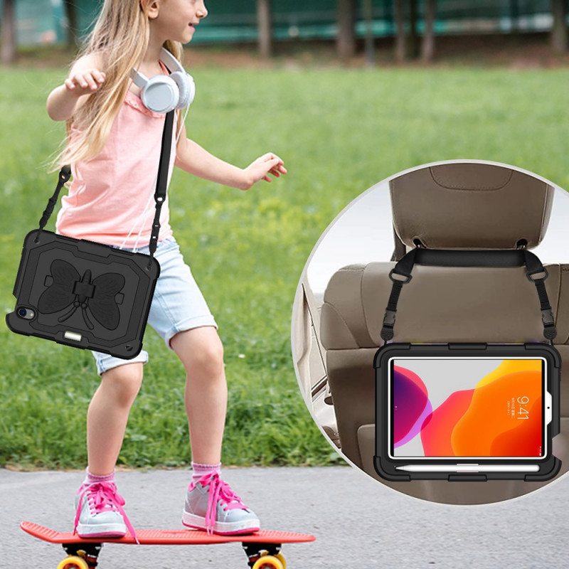 Kuori iPad Mini 6 (2021) Yksivärinen Perhosolkahihna