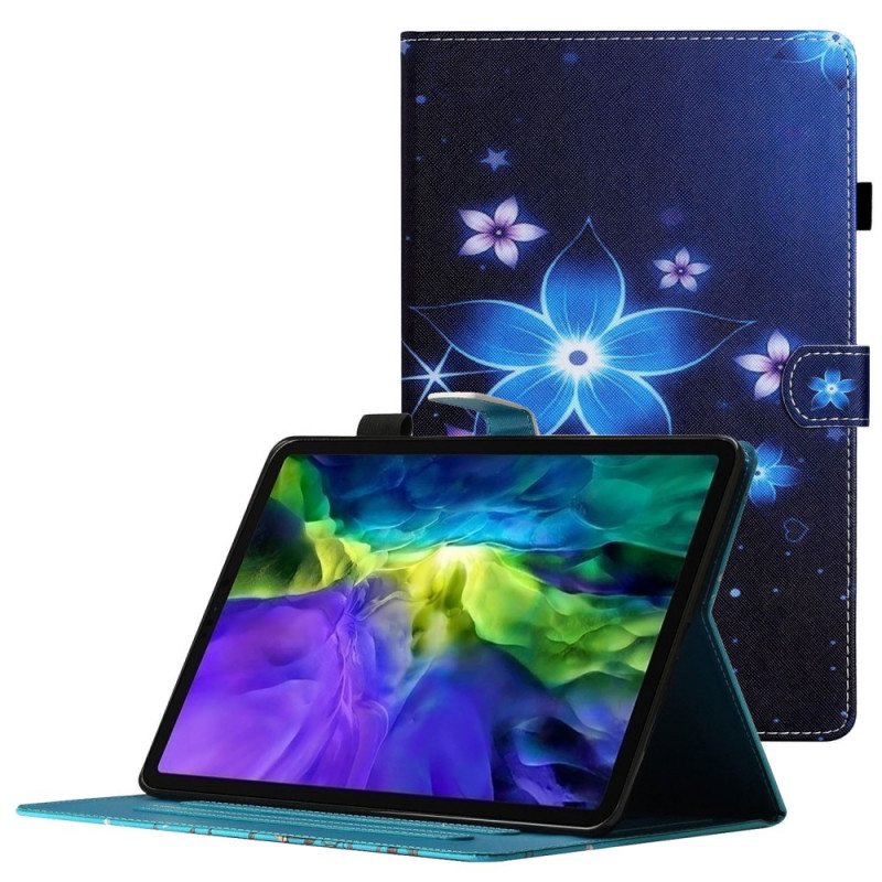 Nahkakotelo iPad Mini 6 (2021) Kukka-