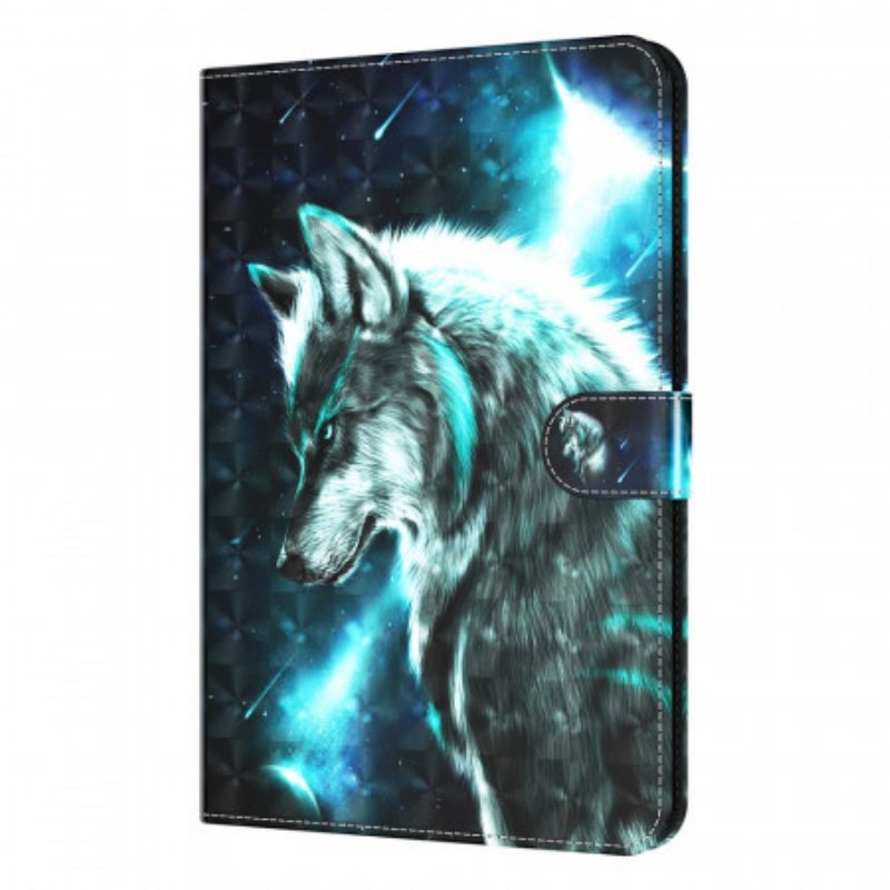 Nahkakotelo iPad Mini 6 (2021) Light Spot Wild Wolf