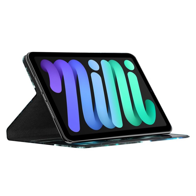 Nahkakotelo iPad Mini 6 (2021) Light Spot Wild Wolf