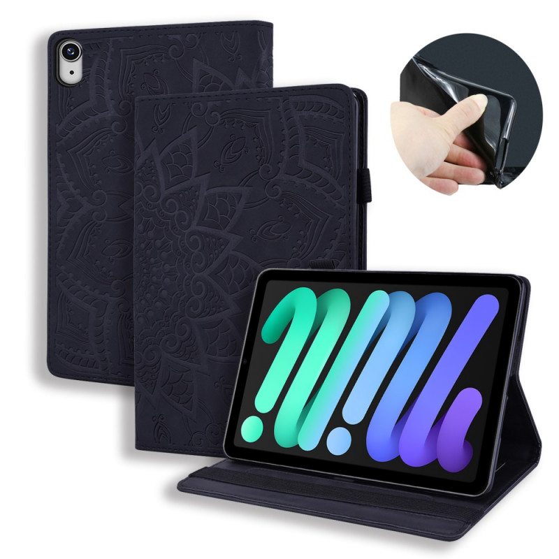 Nahkakuori iPad Mini 6 (2021) Kukka Mandala