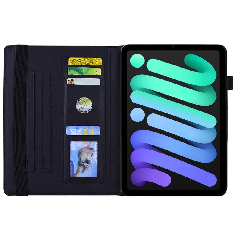 Nahkakuori iPad Mini 6 (2021) Kukka Mandala