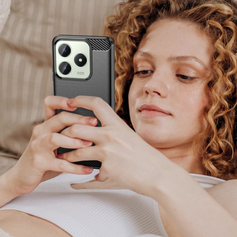 Kuori Realme Note 60x Harjattu Hiilikuitu