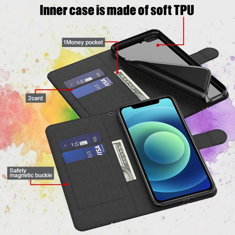 Kotelot Xiaomi Redmi Note 11 Pro / 11 Pro 5G Marmorimuotoilu Kaulanauhalla