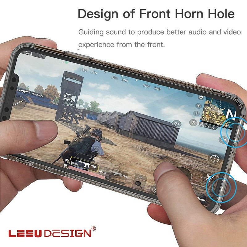 Case iPhone 11 Läpinäkyvä Leeu-tyynysuoja