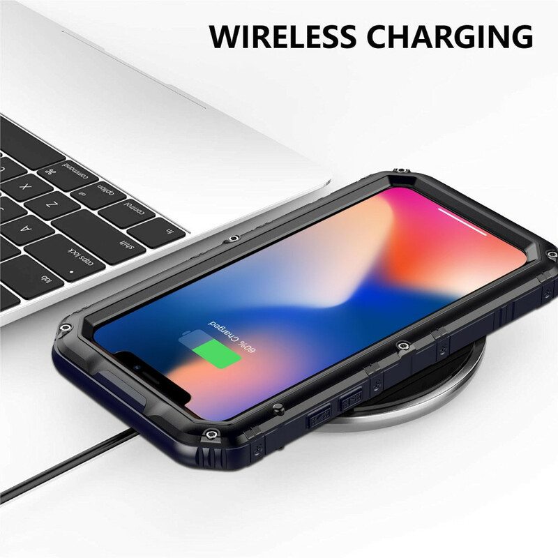 Case iPhone 11 Vedenpitävä Karkaistu Lasi Ja Metalli